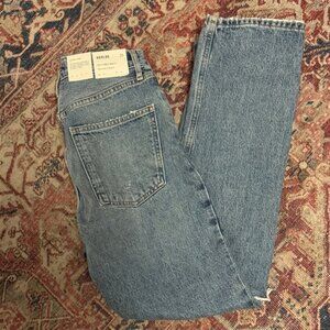 Agolde Women's 90s Pinch Waist High Rise Ripped Jeans